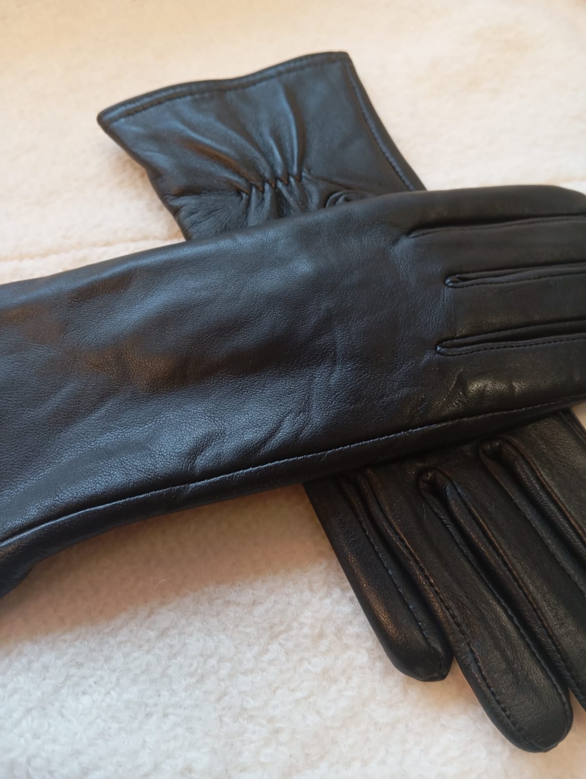 Cilanze Sheepskin Leather Winter Gloves – Blush Edition