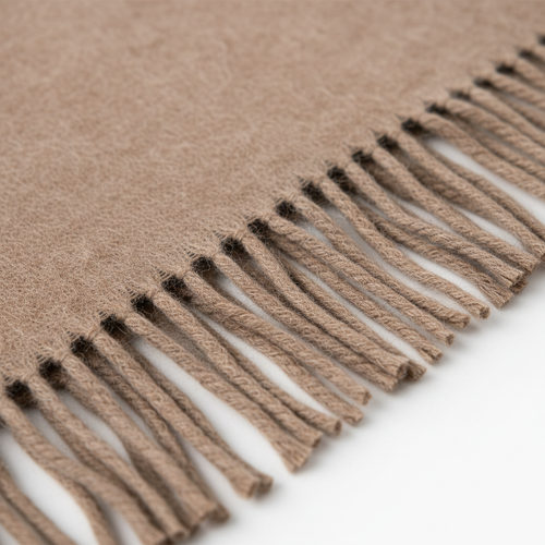 Taupe Scarf – Texture Detail